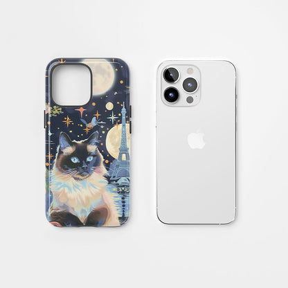 Double-Layer Semi-Handprinted Tough Matte iPhone Case