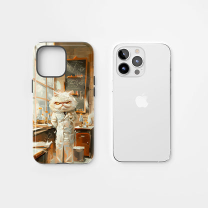 Semi-Handprinted Tough Matte iPhone Case