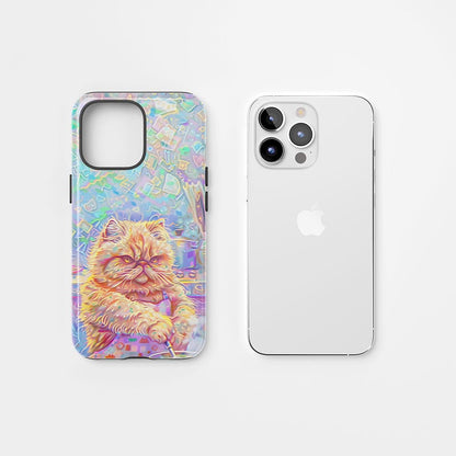 Double-Layer Semi-Handprinted Tough Matte iPhone Case