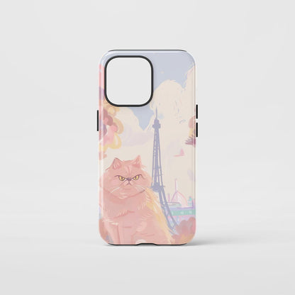 Double-Layer Semi-Handprinted Tough Matte iPhone Case