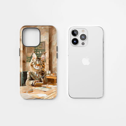 Semi-Handprinted Tough Matte iPhone Case