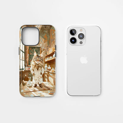 Semi-Handprinted Tough Matte iPhone Case