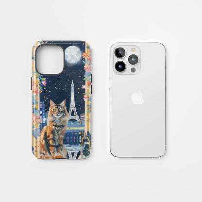 Semi-Handprinted Tough Matte iPhone Case